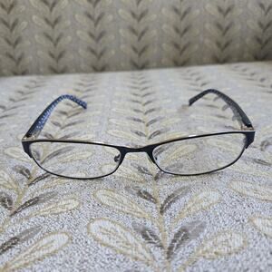 Kate Spade Eyeglasses Frame AMBROSETTE 006 52-17-135 Blue Gold Polka Dotted